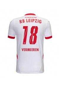 Fotbalové Dres RB Leipzig Arthur Vermeeren #18 Domácí Oblečení 2024-25 Krátký Rukáv